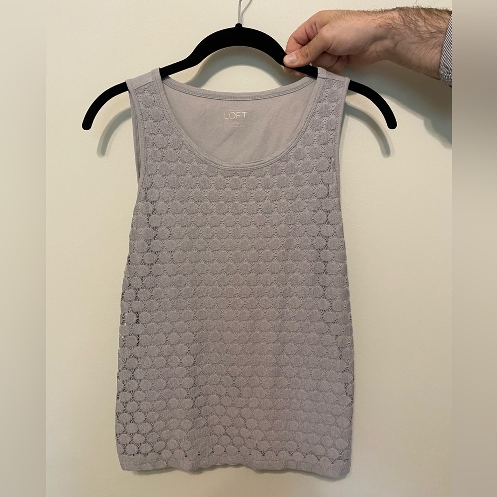 LOFT light blue blouse